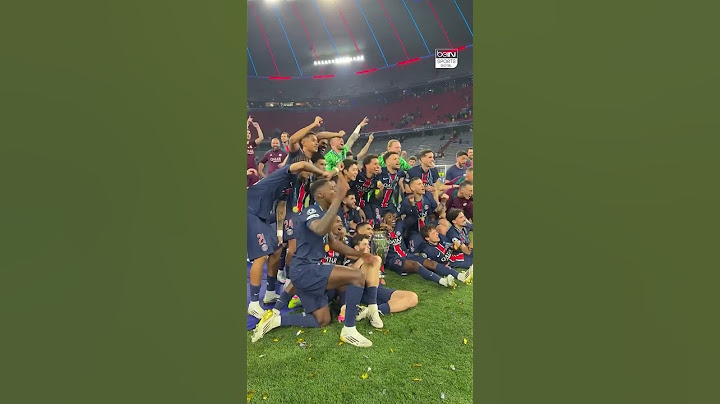 The emotion of PSG after winning their first-ever Champions League  🔴🔵🔥