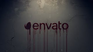 Horror Blood Logo - After Effects Template