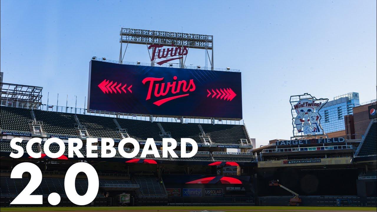 Target Field Scoreboard 2.0 Unveiled YouTube