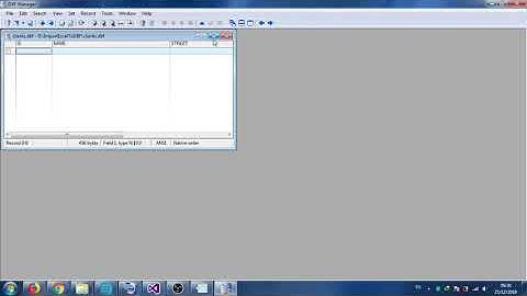 Import Excel to DBF file