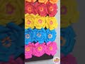 Paper Flowers Decoration |Background Decor ideas | Party and festival backdrop decoration | Handmade