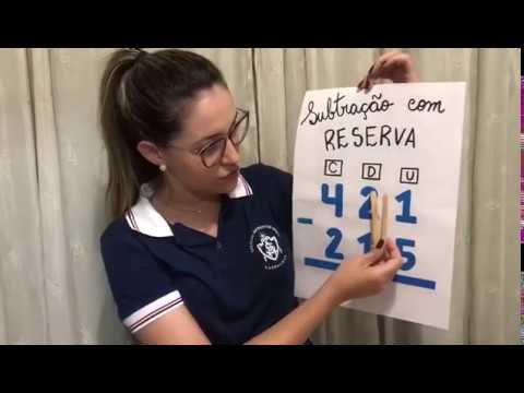 3º ano - Professora Priscila - Matemática - Subtração com reserva