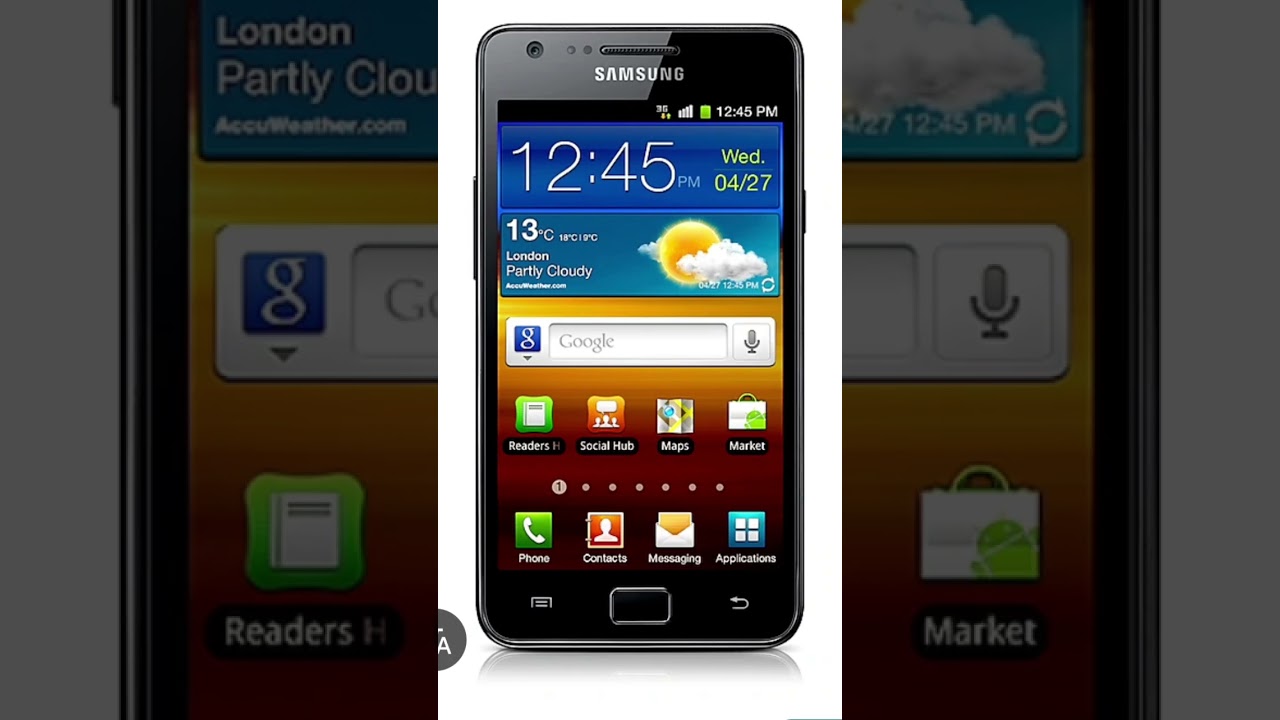 Звук вмикання Samsung Galaxy S II (S2 GT-i9100) 2011 