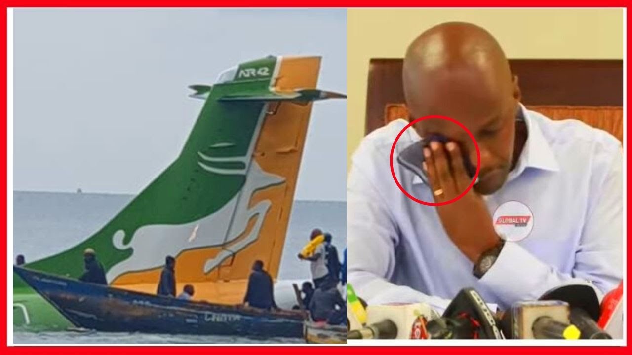 MKURUGENZI 'PRECISION AIR' AMWAGA MACHOZI AKITOA TAARIFA NDEGE KUANGUKA ZIWANI BUKOBA..