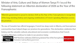 FRAP Red Deer celebrates 2026 being declared Year of the Francophonie