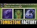 Invisible Tombstone Factory [Max Movement Slow Combo - Rearm + Tombstone] Dota 2 Ability Draft