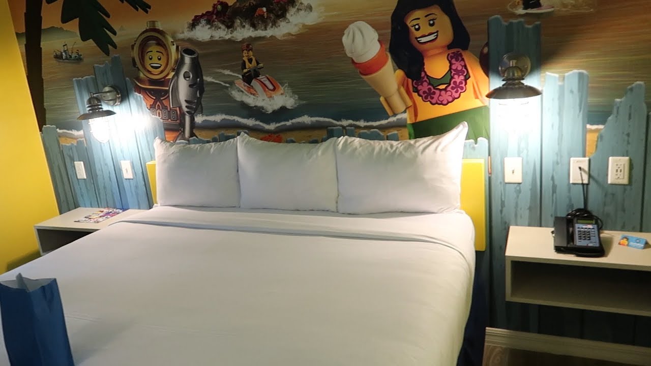 Legoland Florida Beach Retreat Resort Tour! | Room , Hotel Grounds, Pool & Restaurant Tours!