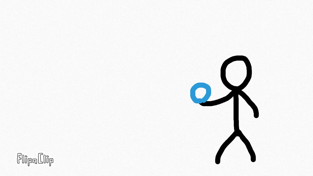 FlipaClip stickman throw ball 1 YouTube