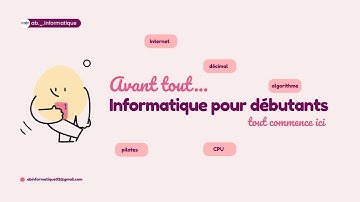 1- Introduction à l’informatique