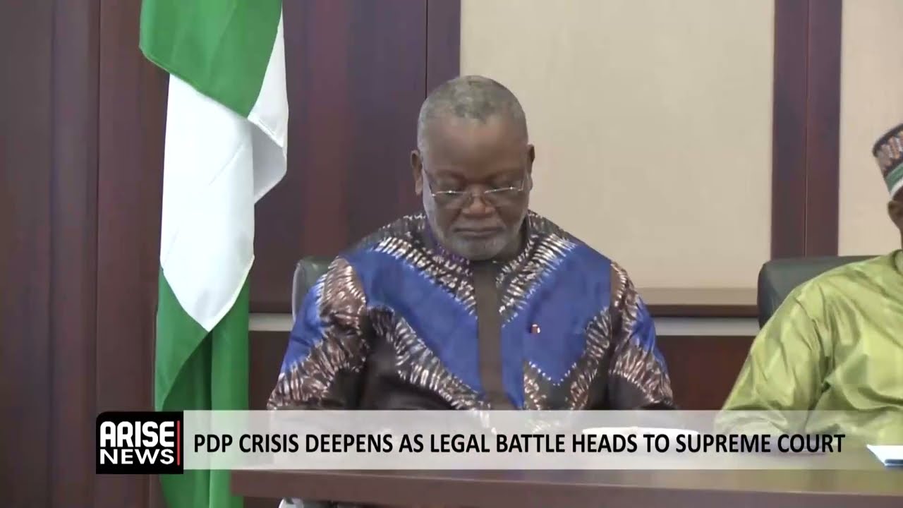NIGERIA'S ONCE RULING PARTY PDP DROWNS IN COURT BATTLES
