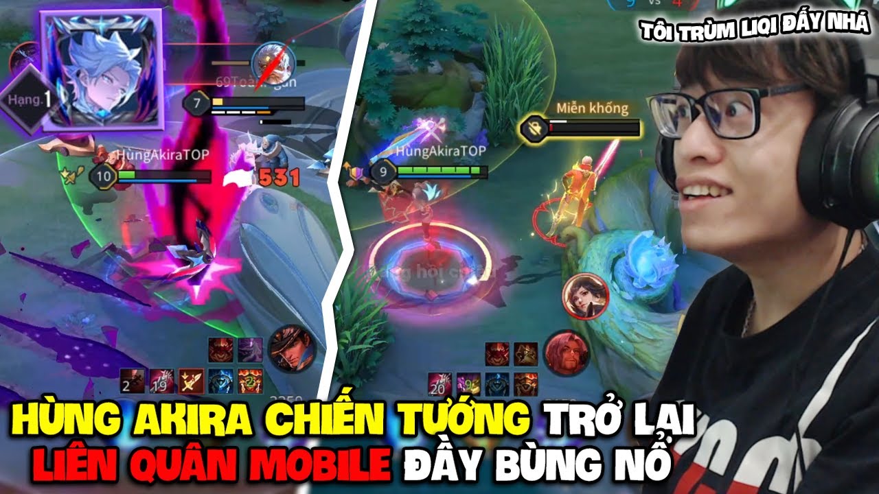 HÙNG AKIRA CHIẾN TƯỚNG TRỞ LẠI LIÊN QUÂN QUAY NAKROTH THỨ NGUYÊN VỆ THẦN MÚA NGỘ KHÔNG CỰC CHÁY