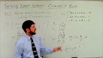 Solving Linear Systems: Cramer