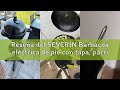 Reseña del SEVERIN Barbacoa eléctrica de pie con tapa, parrilla eléctrica de gran capacidad con term
