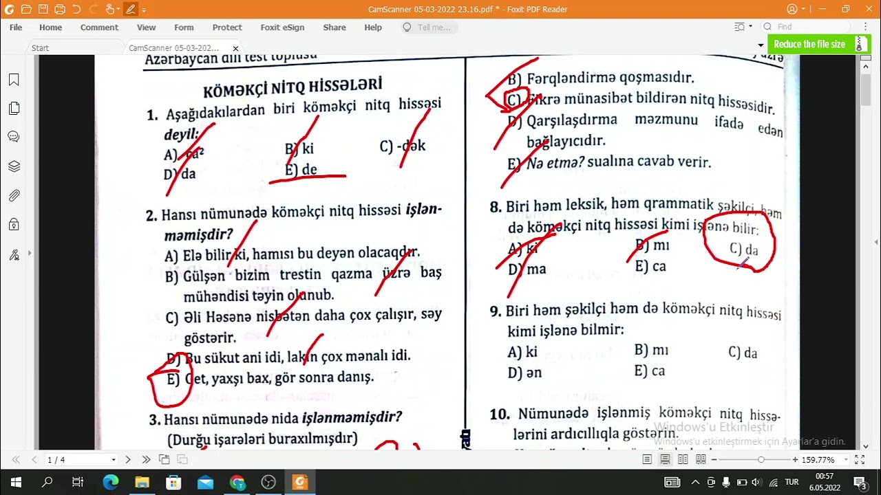 RM nəşriyyatı  köməkçi nitq hissələrinə kömək videosu.