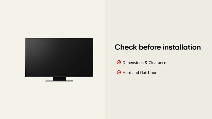 LG 4K UHD TV : Installation Guide – UHD 43 50 55– Square Type