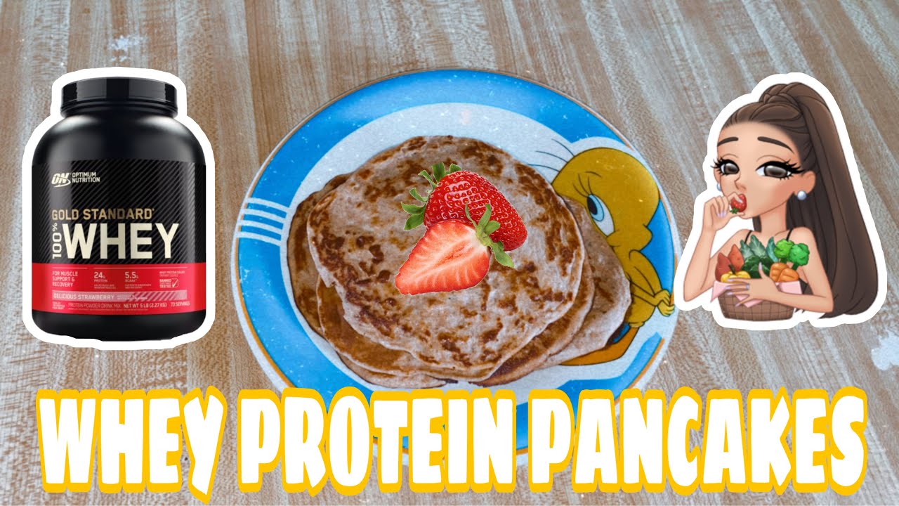 WHEY PROTEIN STRAWBERRY PANCAKES Healthy Eating YouTube