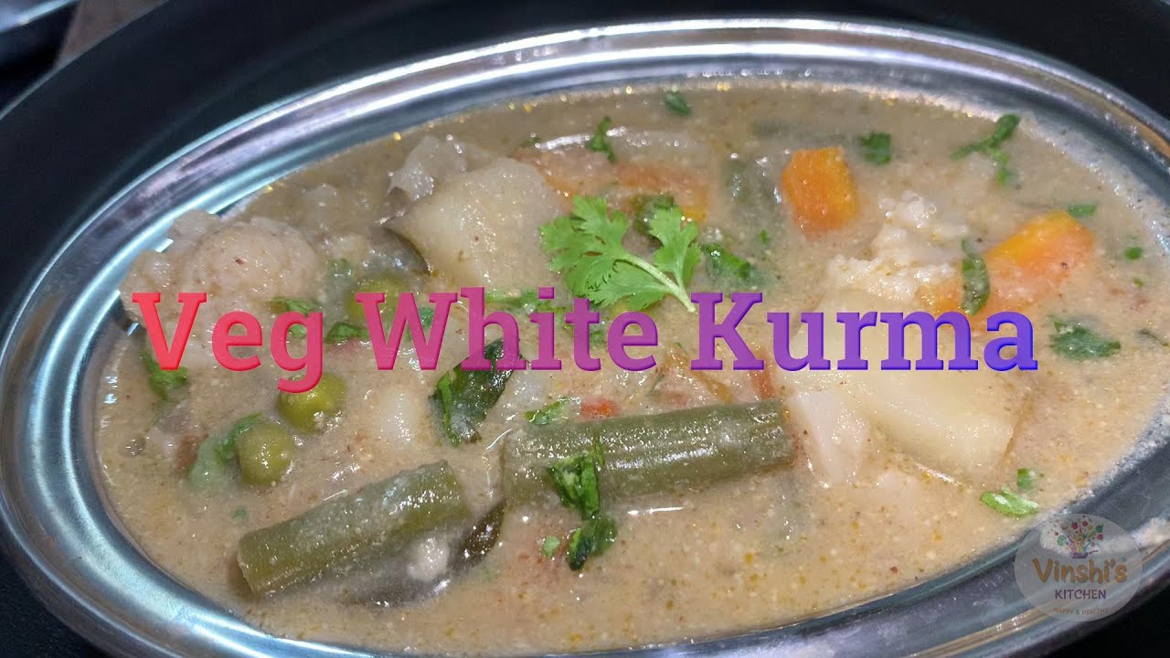 காய்கறி வெள்ளை குருமா ...Delicious White Kurma...😋👌Side dish for Idli,Dosa,Chapathi,Idiyapam...