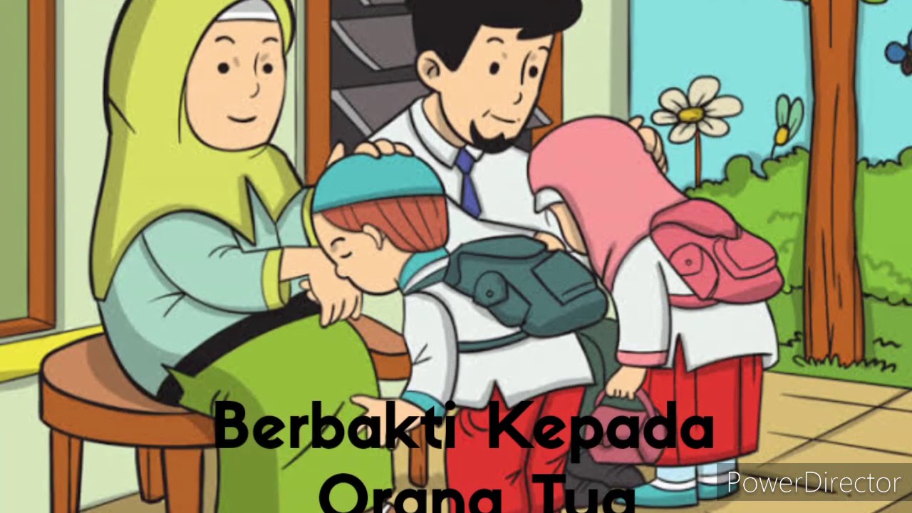 53 Kumpulan Gambar Kartun Anak Berbakti Kepada Orang Tua Igposting