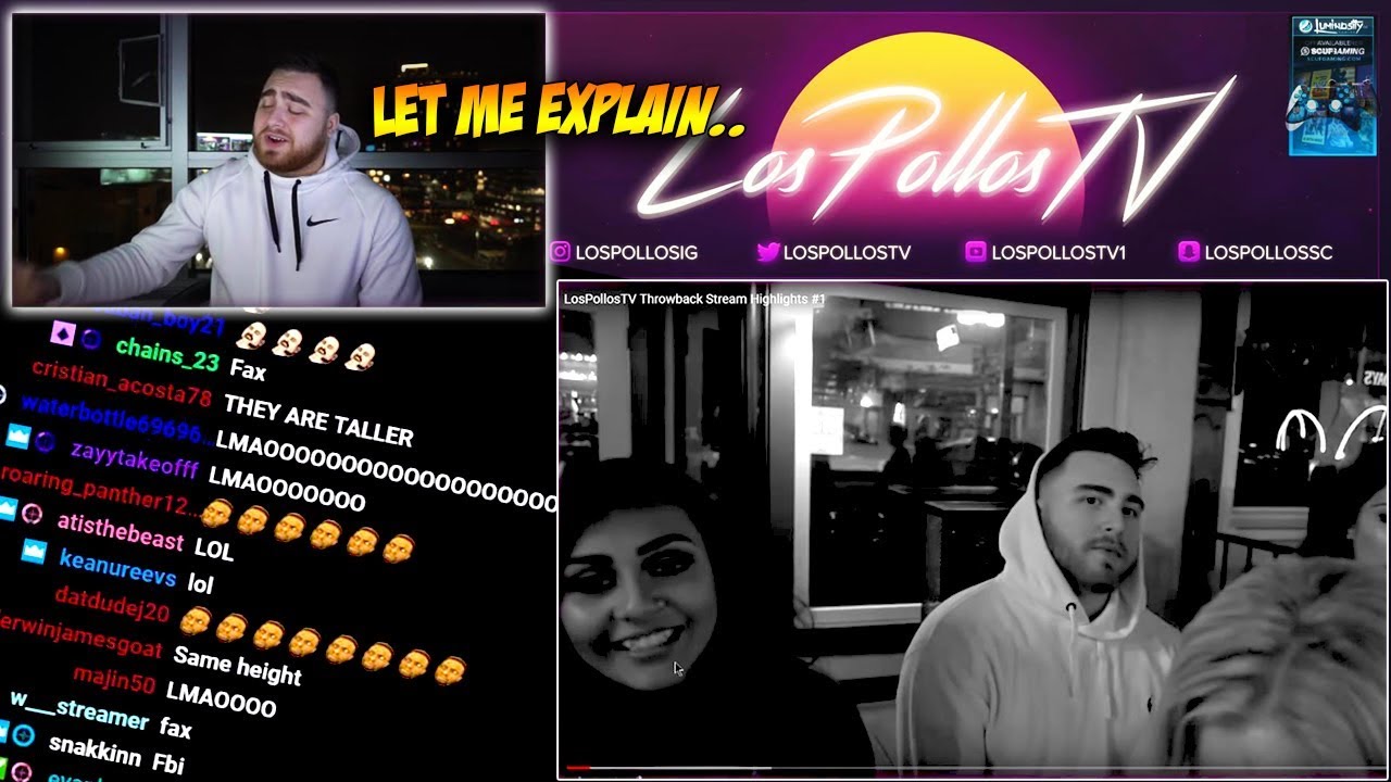 LosPollosTV пришлось объясниться. Реакция на яркие моменты ретроспективного стрима