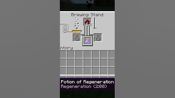 How to make a potion of regeneration in Minecraft