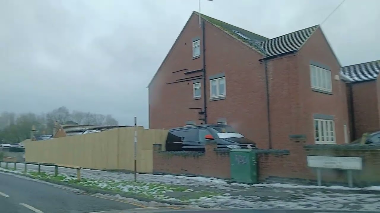 Dashcam more burbage January 11th 2026 (snow on the ground)