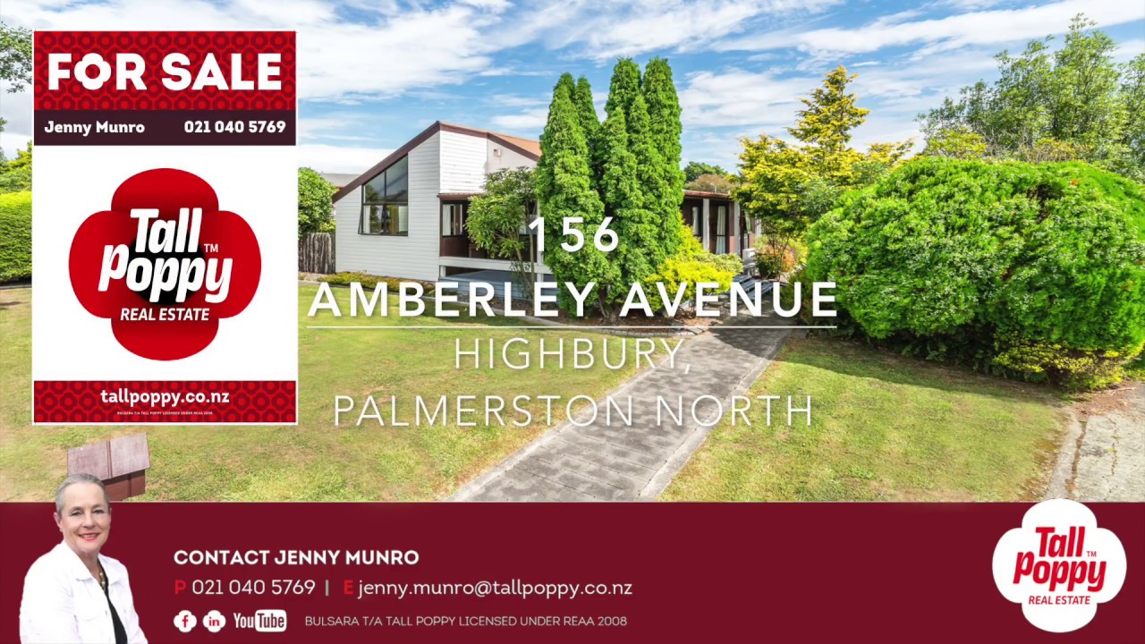 156 Amberley Avenue, Highbury, Palmerston North YouTube
