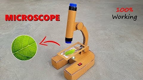 How to make microscope with cardboard | Science project 2025