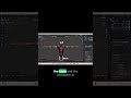Binding Mesh to Bones with Automatic Weights #shortcuthacks #blenderbeginner #cgi