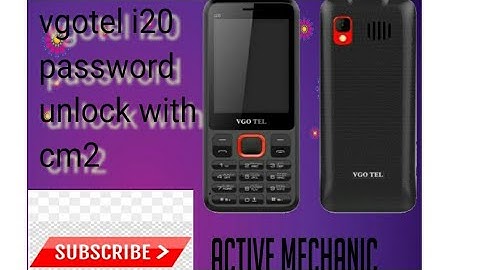 vgotel i20 password unlock with cm2
