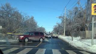 Raw Video: Ice Storm 2013 In Toronto