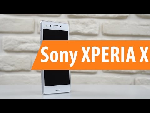 Распаковка Sony XPERIA X / Unboxing Sony XPERIA X