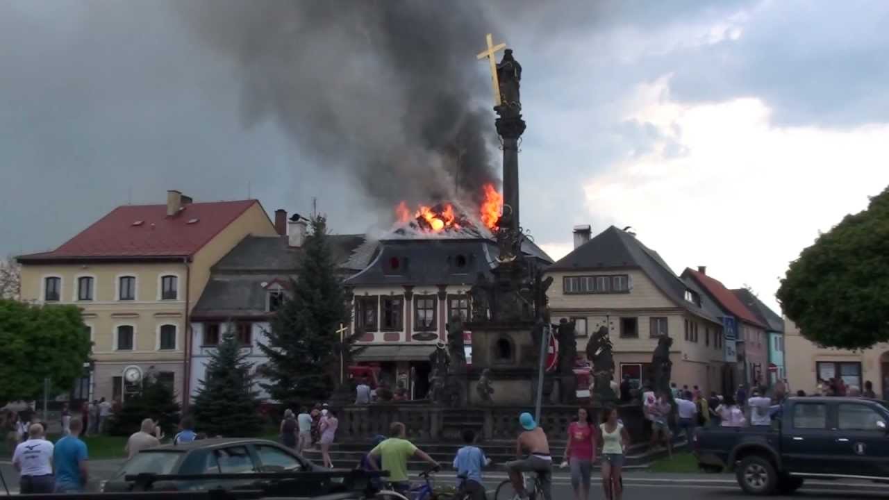 Požár Jablonné v Podještědí