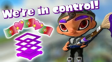 Splat Zones but the LANGUAGE CHANGES when we take the zone [ENG SUB]