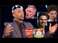 Arsenal 2 0 Bayer Leverkusen Thierry Henry STUNNED By Eze And Declan Rice Goals Arteta Interview