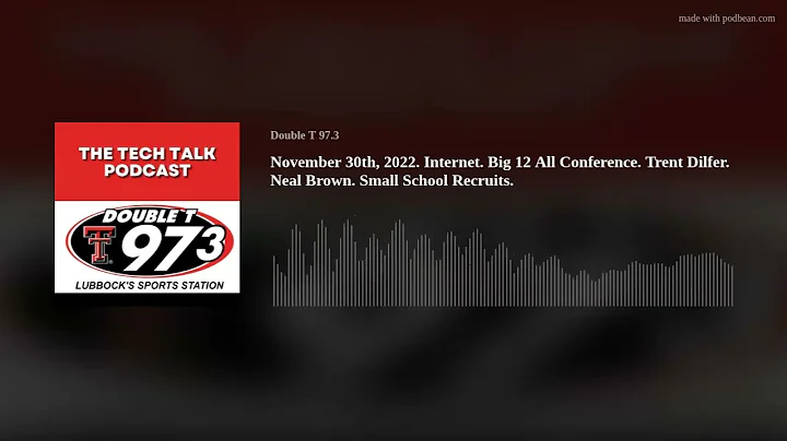 November 30th, 2022. Internet. Big 12 All Conferen...