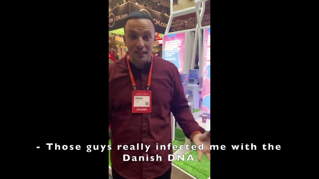 Henry Joseph Grant with a reminder that Just-Eat is a Danish unicorn - Web Summit 2019