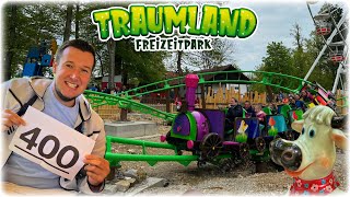 NEUESTE ACHTERBAHN Deutschlands in tollem FAMILIENPARK! TRAUMLAND 2024 |Epfan95 Videoblog|