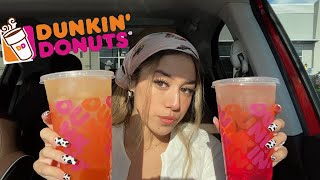 Trying Dunkin Donuts NEW Refreshers 