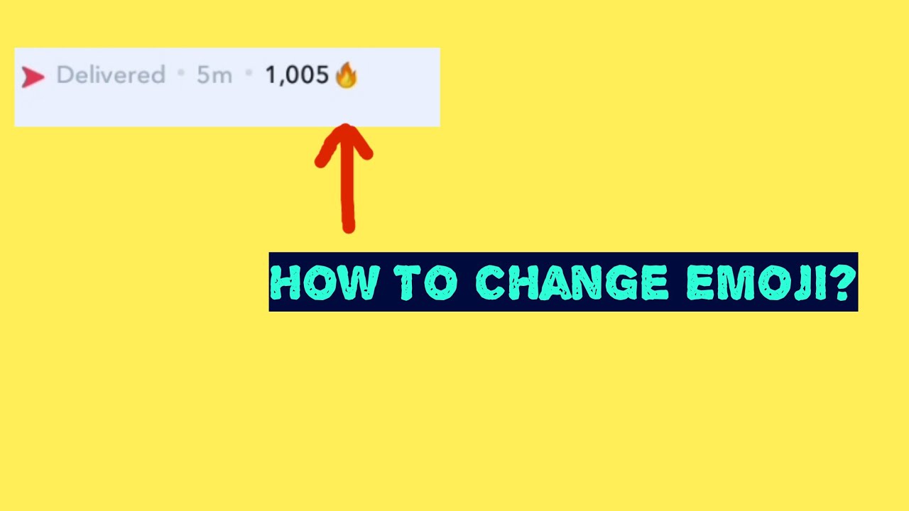 How to Change Emoji in Snapchat ? YouTube