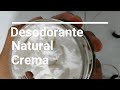 Desodorante natural tipo crema