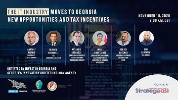 Webinar: The IT industry moves to Georgia. New opportunities and tax incentives