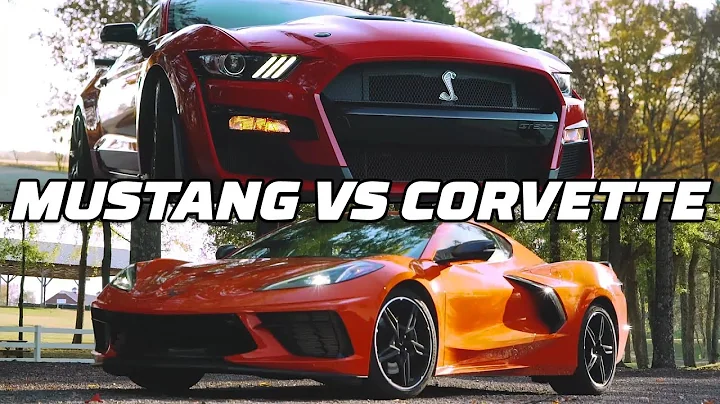 RACE: Mustang Shelby GT500 v Corvette Z51 @ Virgin...