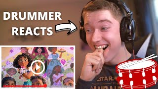 TEEN DRUMMER REACTS to Encanto Song "Family Madrigal"