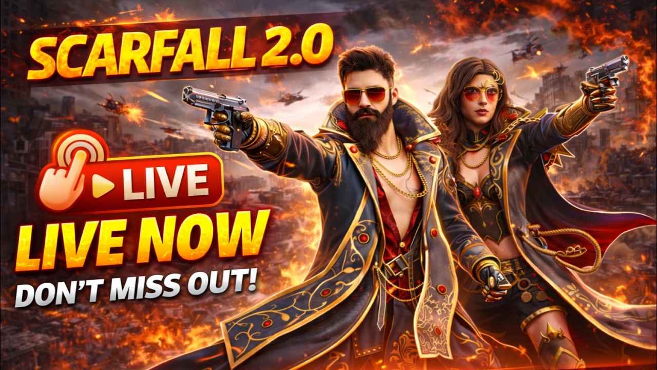 🔥 SCARFALL 2.0 LIVE | Insane Rank Grind | High Kill Domination 2R GAMING LIVE