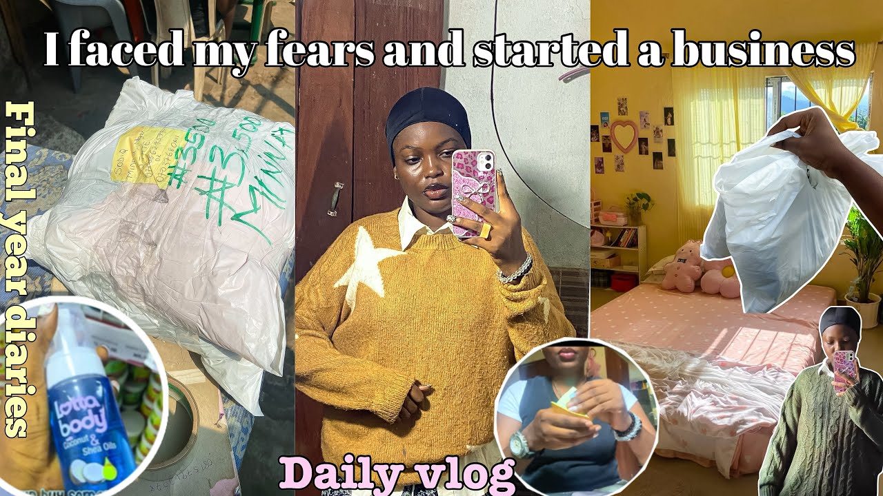 2: Days in the life of a FINAL Year  Student and a Small  Business owner | Nigeria girl vlog