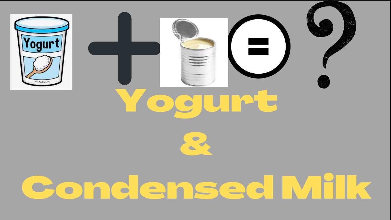 Yogurt + Condensed Milk, See What Happens!! Quick Easy Dessert Only 2 Ingredients YouTube