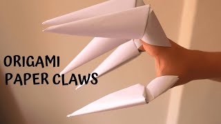 Origami Paper Claws || EASY Tutorial