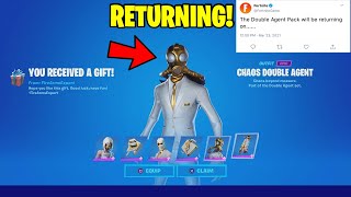 Double Agent Pack Return Release Date In Fortnite Item Shop! (Double Agent Bundle Coming Back)