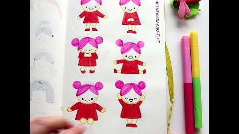 Sketchbook Tour: Part 1/5 of #THE100DAYPROJECT