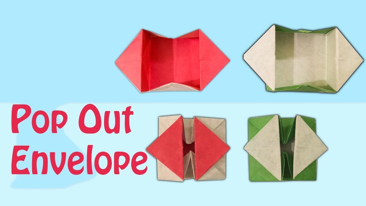 How To Make Pop Out Envelope Up Box Card Op Toys You Pop Out Or Up